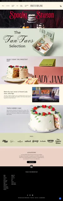 Sweetladyjane website screenshot