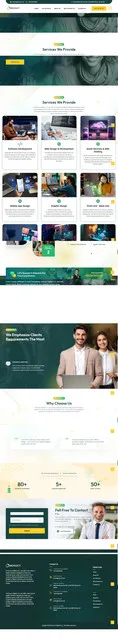 Full-page screenshot of the Novuct Digital LLC website